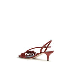 Multicolor Goatskin Strap-On Sandals