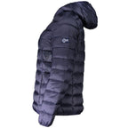 Blaue Polyamid-Damenjacke