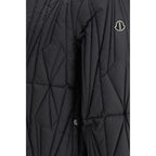 Bomberjacke aus schwarzer Gänsedaune