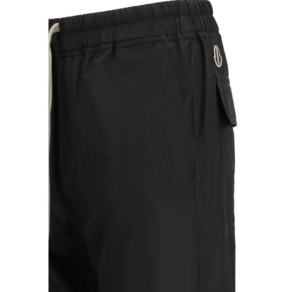Schwarze Freizeithose aus Polyester