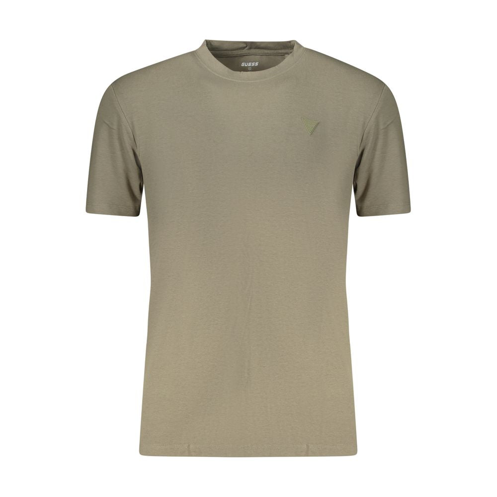 Grünes Baumwoll-Herren-T-Shirt