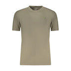 Grünes Baumwoll-Herren-T-Shirt