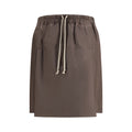 Bermudashorts aus braunem Polyester