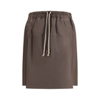 Bermudashorts aus braunem Polyester