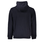 Blauer Kapuzenpullover aus Baumwolle für Herren