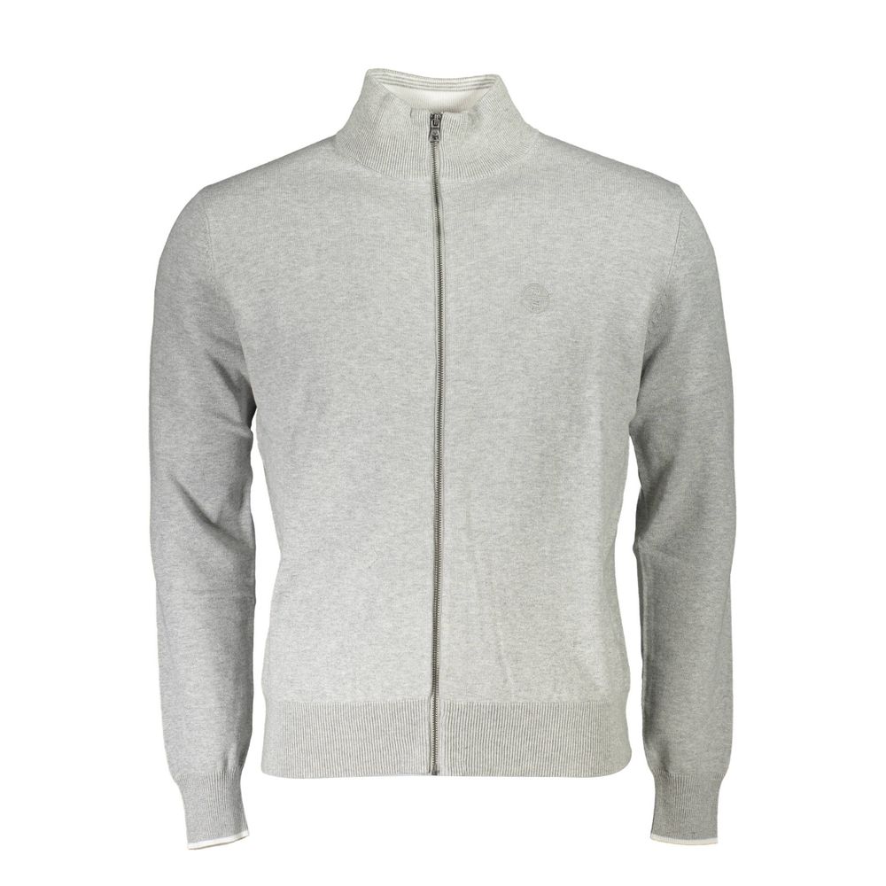 Herren-Cardigan aus Bio-Baumwolle, Grau