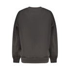 Schwarzes Baumwoll-Sweatshirt für Damen