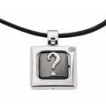 Gray Stainless Steel Necklace