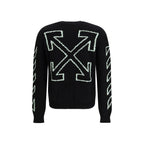 Black Cotton Sweatshirt