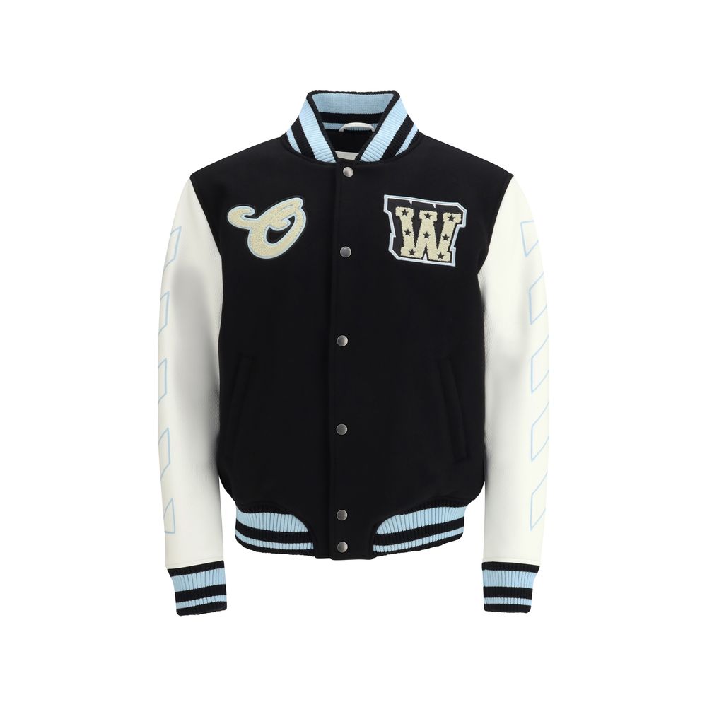 Black Wool Ovis Aries Bomber