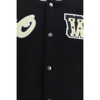 Black Wool Ovis Aries Bomber