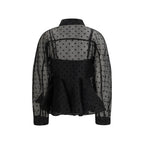 Black Recycled Polyester Pattern Shirt