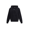 Schwarzes Baumwollsweatshirt