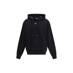 Schwarzes Baumwollsweatshirt