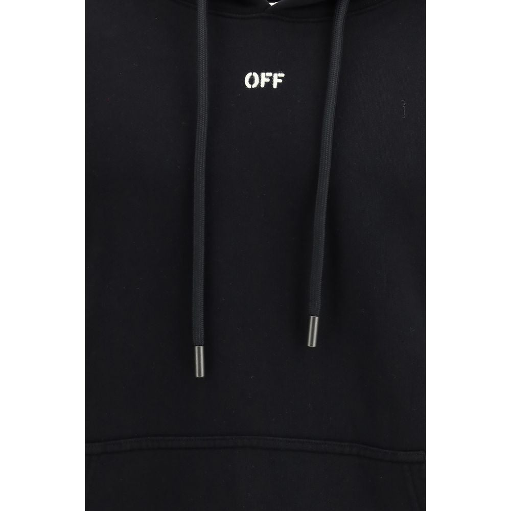 Schwarzes Baumwollsweatshirt