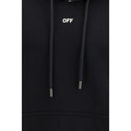 Schwarzes Baumwollsweatshirt