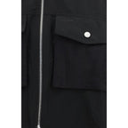 Black Polyester Shell Jacket