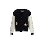Black Cotton Cardigan