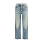 Blue Cotton Relaxed Fit Jeans