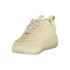 Beige Polyester Women's Sneaker