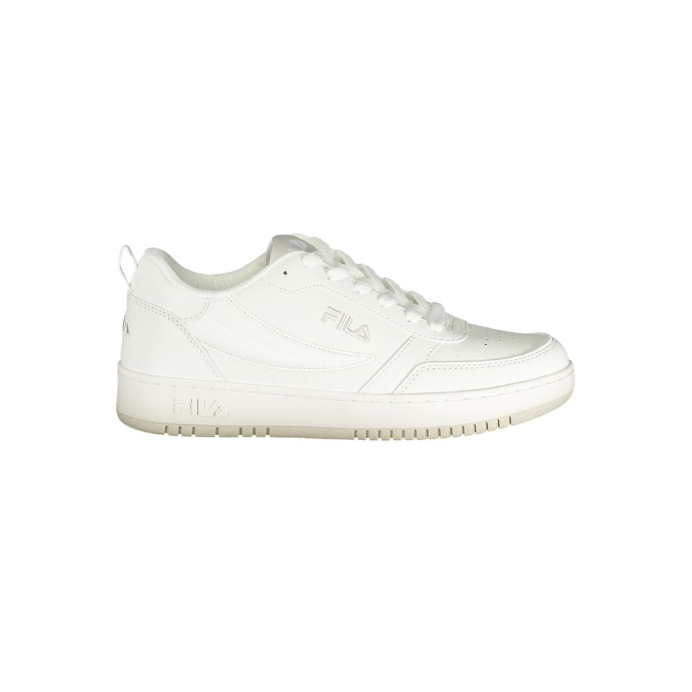 Weißer Damen-Sneaker aus Polyurethan