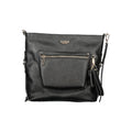 Schwarze Damenhandtasche aus Polyurethan