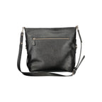 Schwarze Damenhandtasche aus Polyurethan