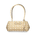 Damenhandtasche aus Polyurethan in Beige
