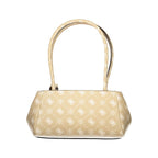 Damenhandtasche aus Polyurethan in Beige