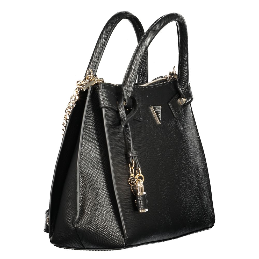Schwarze Polyethylen-Handtasche