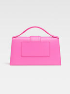 Neon Pink Leather Le Grand Bambino Handbag