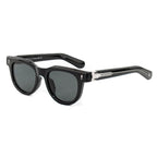 Sonnenbrille aus schwarzem Acetat