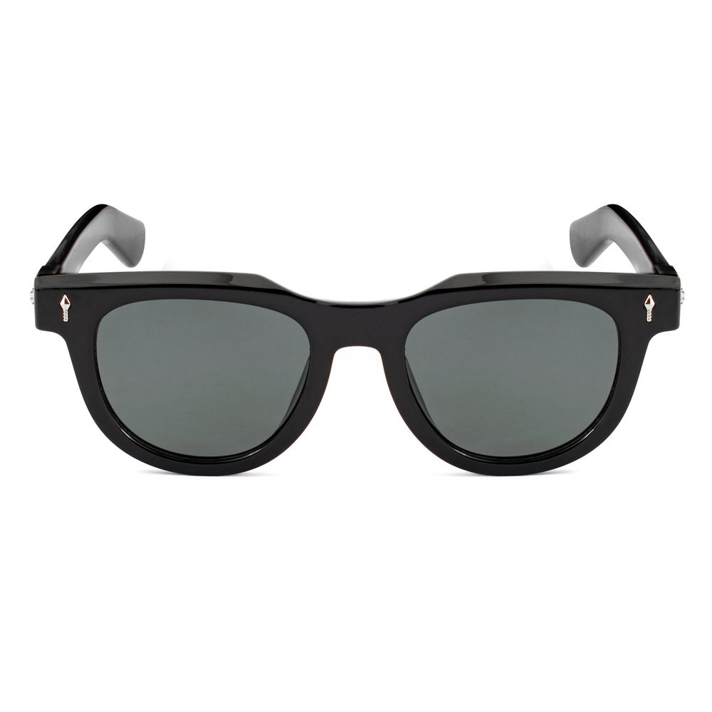 Sonnenbrille aus schwarzem Acetat