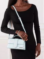 Pale blue Leather Le Grand Bambino Handbag