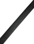 Men Black Classic Leather Metal Buckle Belt