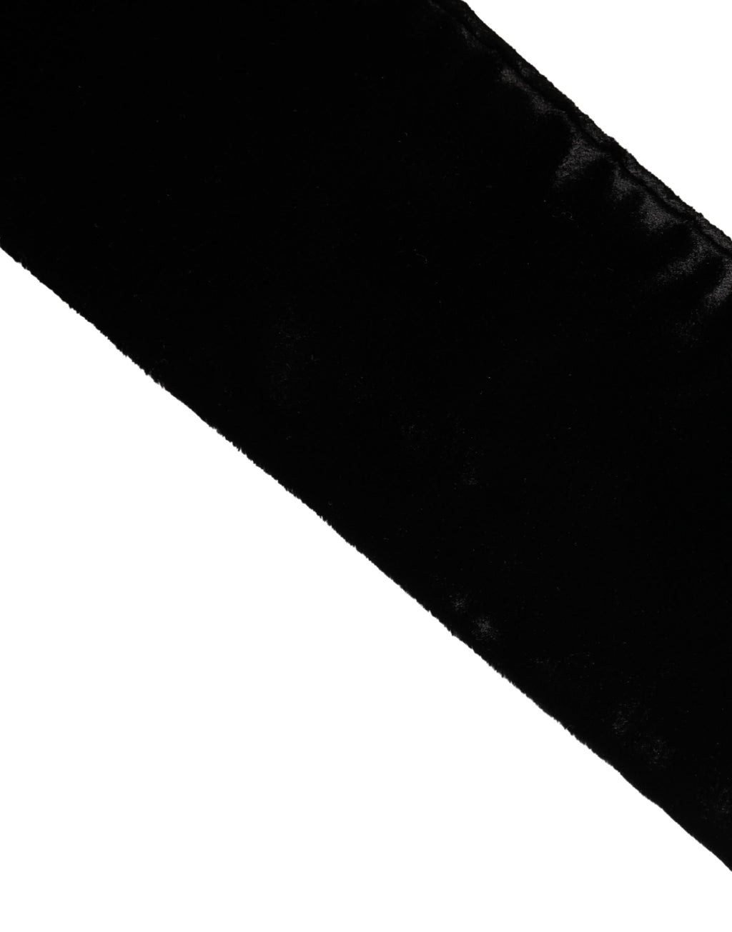 Schwarzer Viskose-Satin-Taillengürtel für Damen
