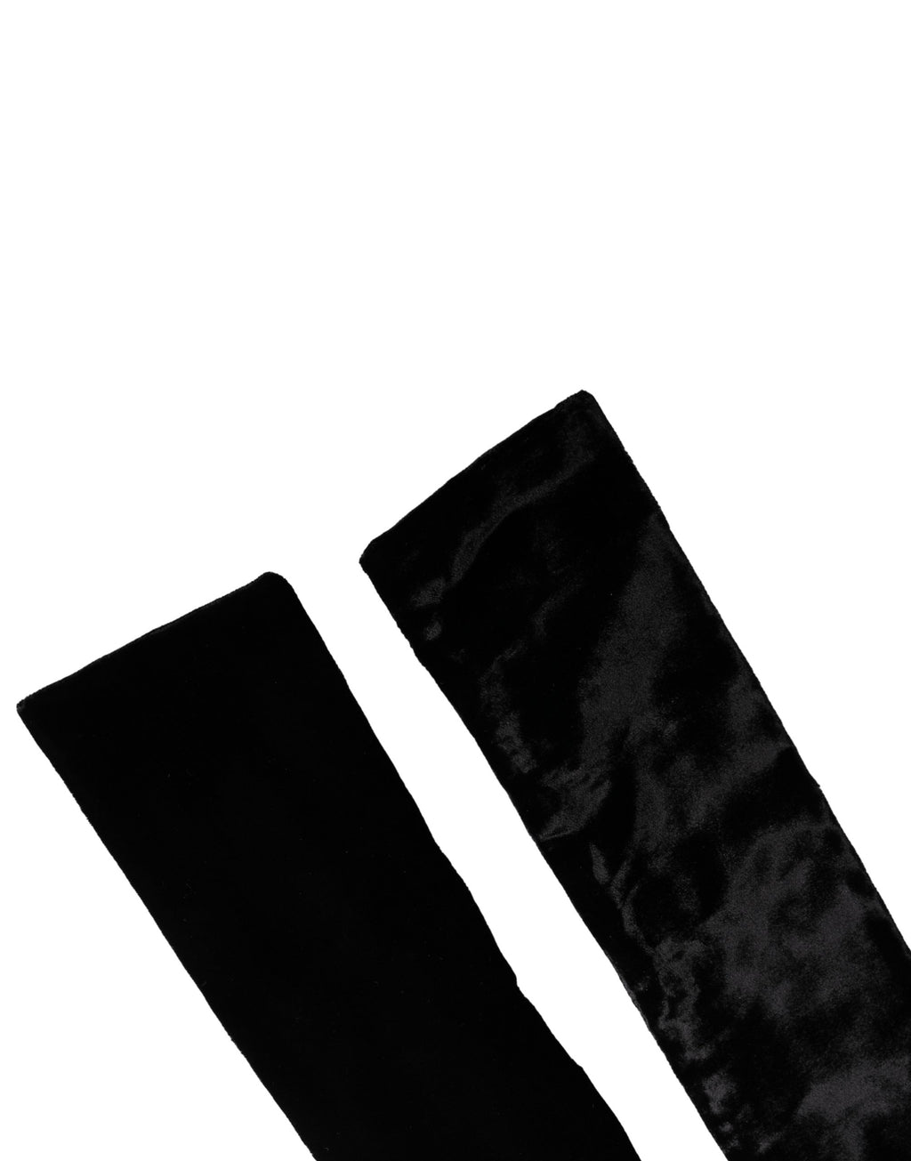 Schwarzer Viskose-Satin-Taillengürtel für Damen