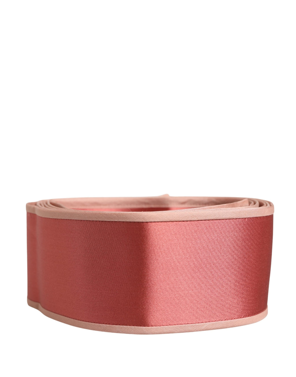 Gürtel für Damen aus pinkfarbenem Seidensatin mit Taillengürtel