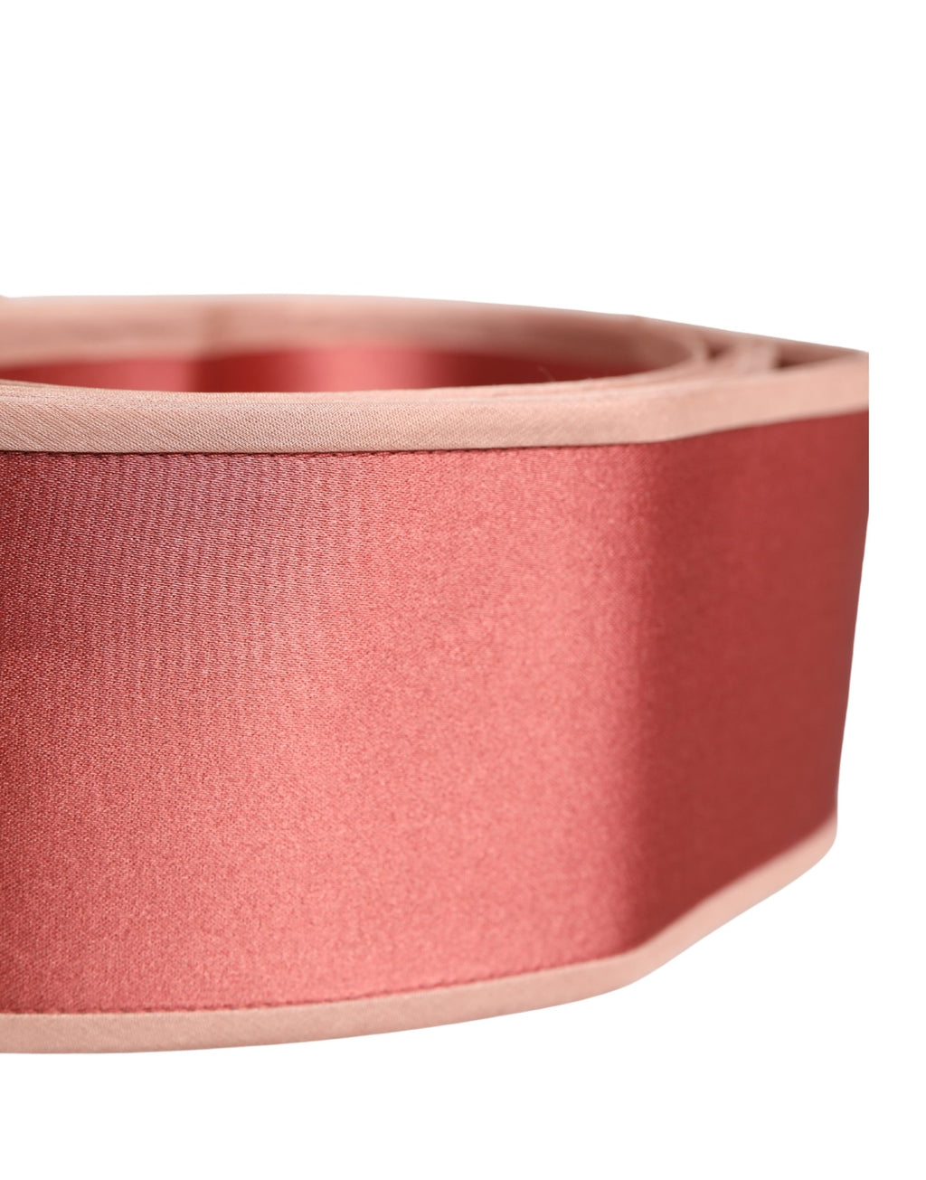 Gürtel für Damen aus pinkfarbenem Seidensatin mit Taillengürtel