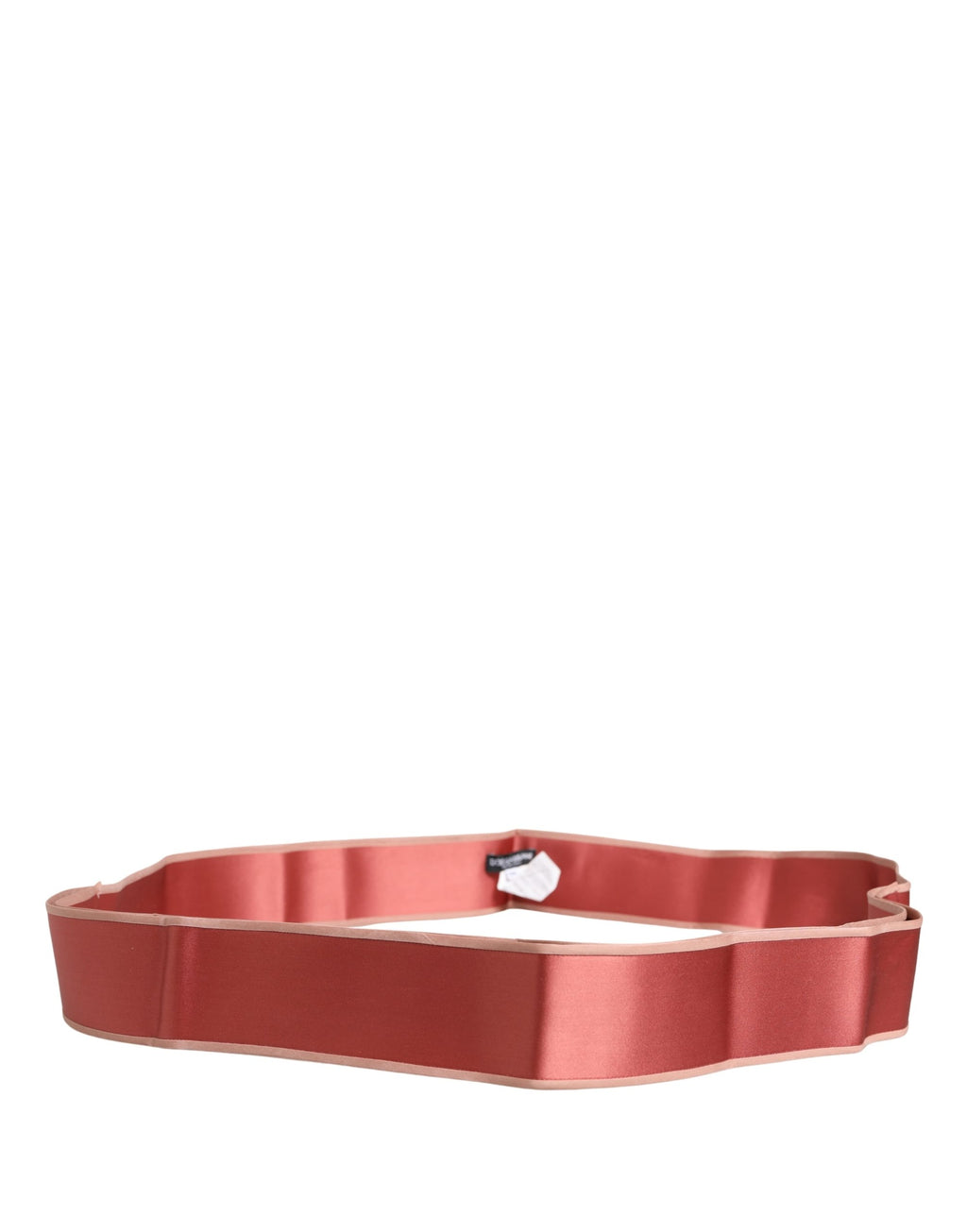 Gürtel für Damen aus pinkfarbenem Seidensatin mit Taillengürtel