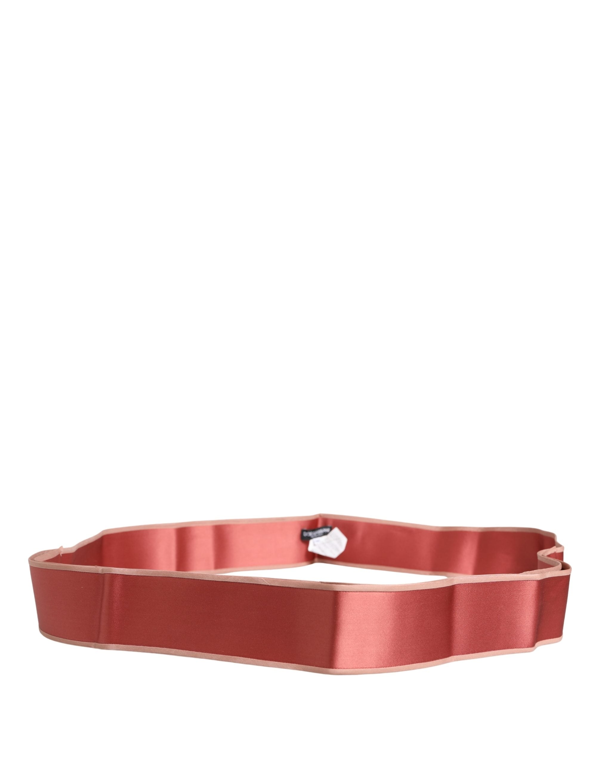 Gürtel für Damen aus pinkfarbenem Seidensatin mit Taillengürtel
