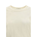 T-shirt in cotone beige