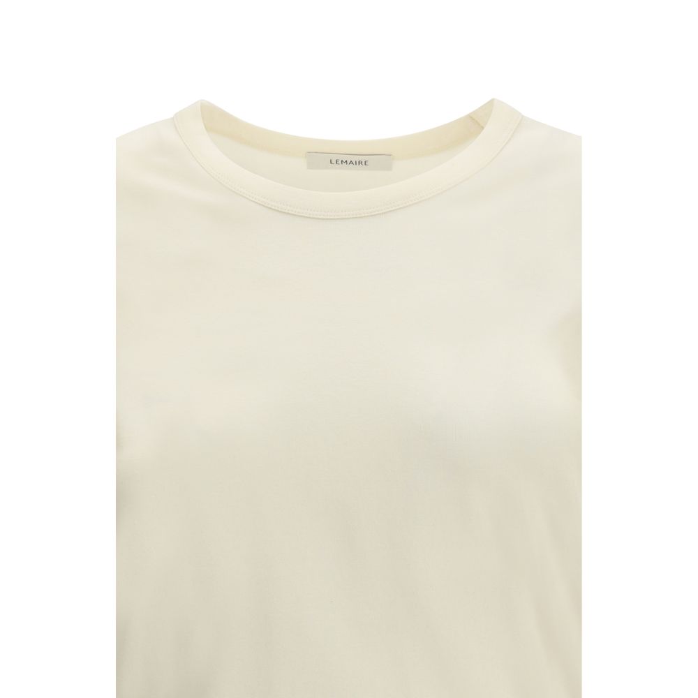 T-shirt in cotone beige