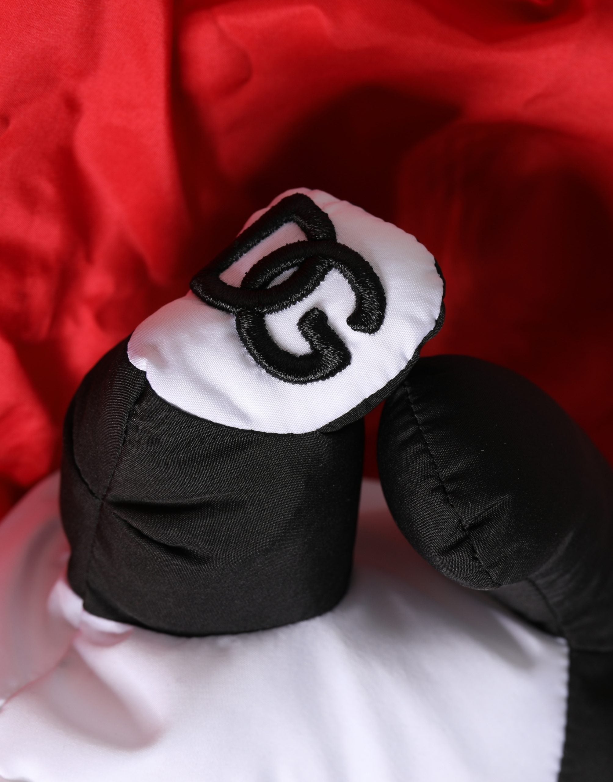 Men's Red Polyester Panda Stuffed Ecobag Tote Bag