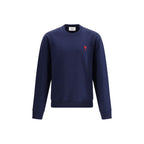 Blaues Baumwoll-Sweatshirt
