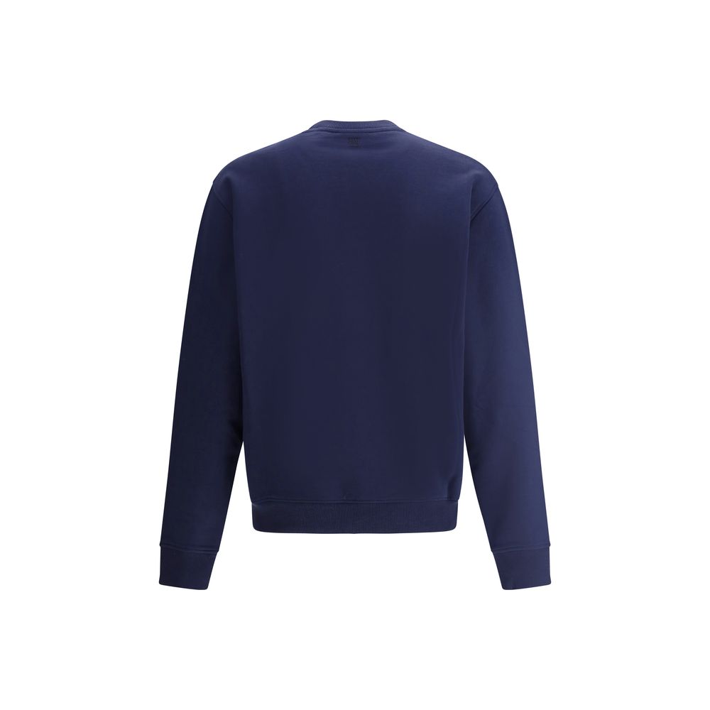Blaues Baumwoll-Sweatshirt