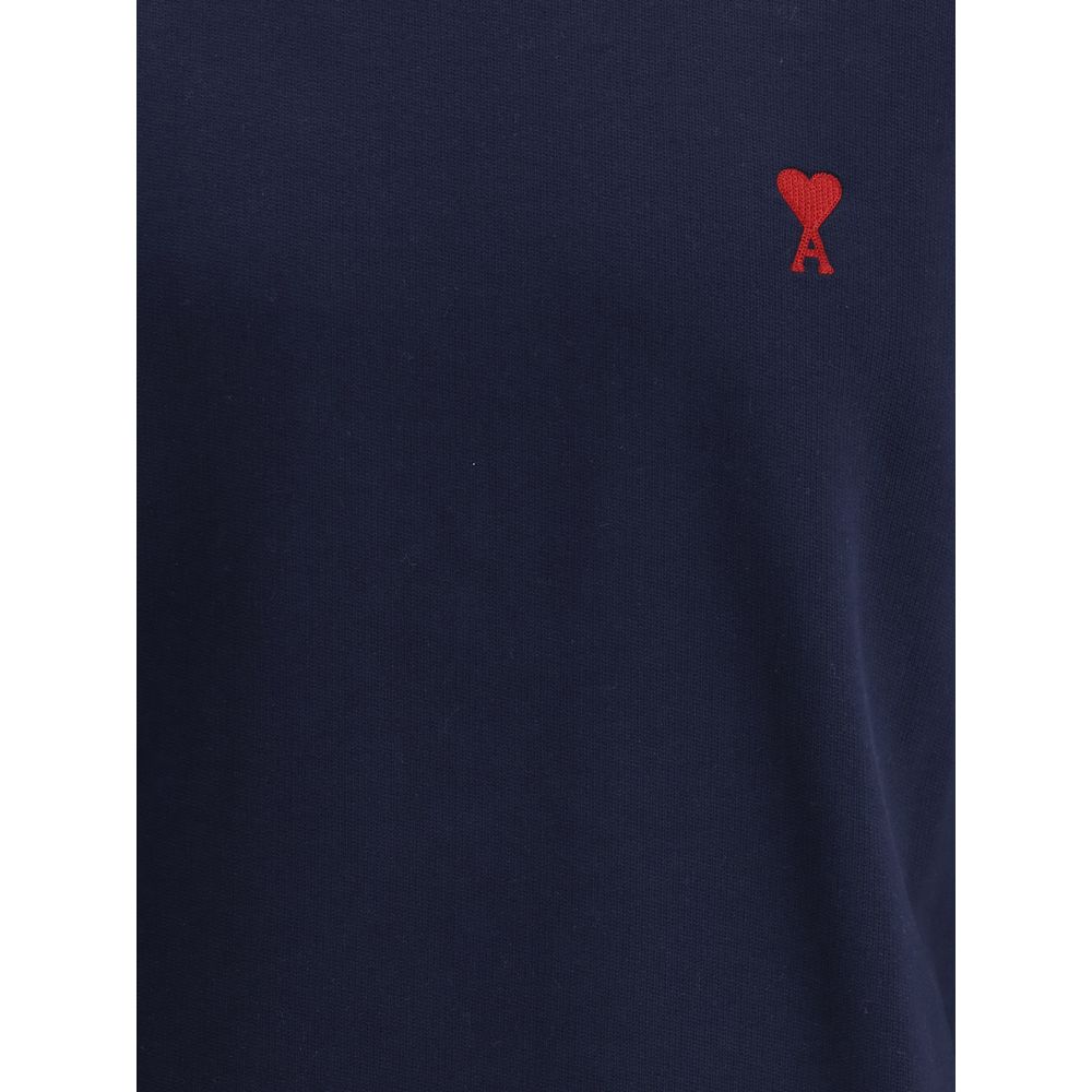 Blaues Baumwoll-Sweatshirt