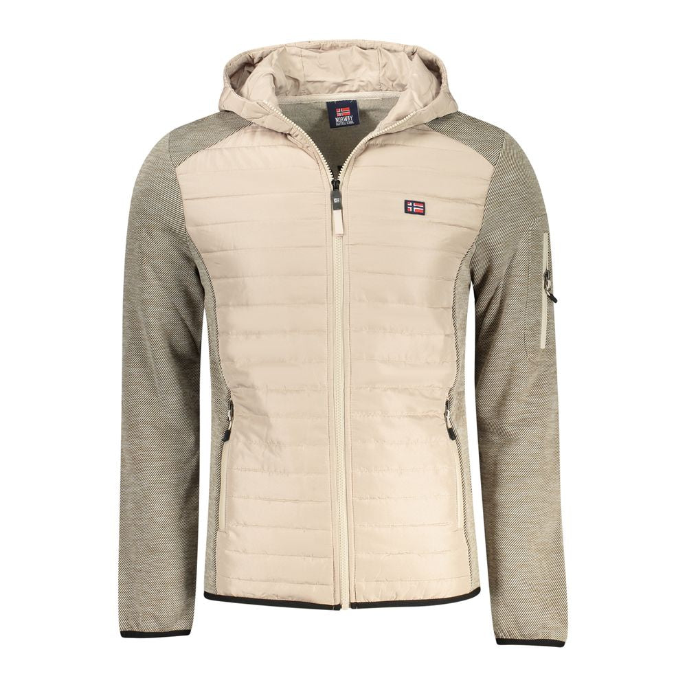 Beige Polyester Herrenjacke
