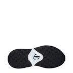 Black Fabric Athletic Sneakers