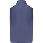 Blaue Polyester Weste für Herren